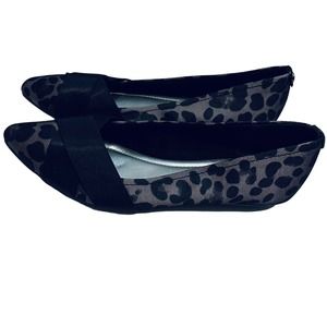 Anne Klein animal print flats
